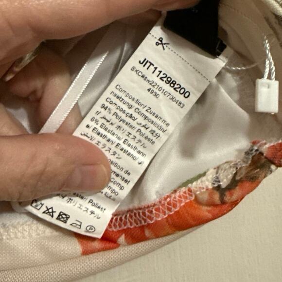 SHEIN small US 4 floral boho crop top - Picture 3 of 4